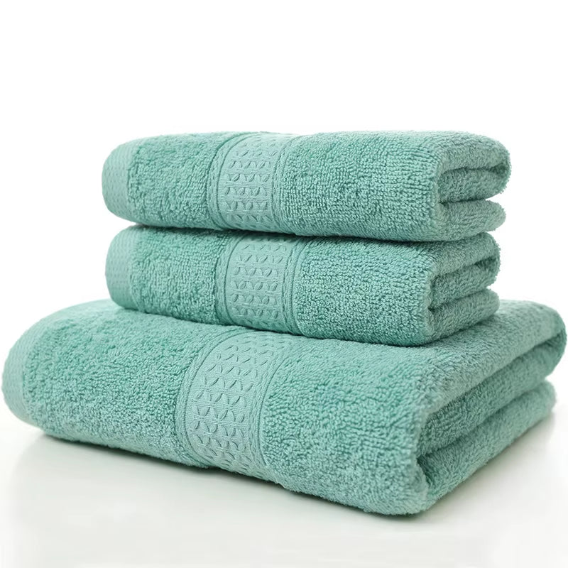Large Cotton Super Absorbent Thick Towel Bath Towel 70*140 Soft Bath Towel Comfortable Beach Towel