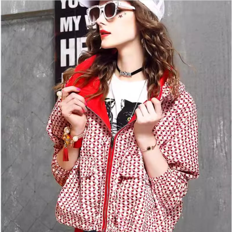 Women'S Loose Hoodie Jacket