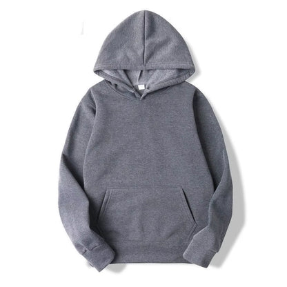 Blank Fleece Pullover Hoodie Men Fashion Hooded Sweatshirt Unisex Black White Hoodies for Men Sudaderas Para Hombres Polerones