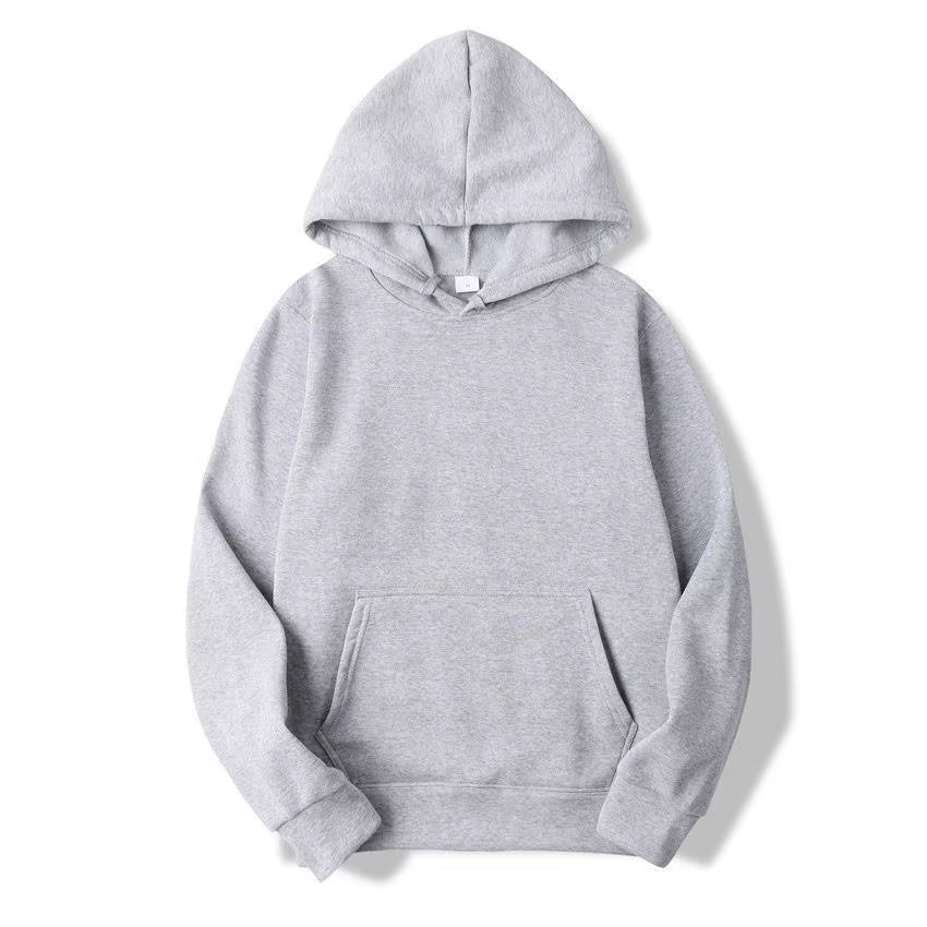 Blank Fleece Pullover Hoodie Men Fashion Hooded Sweatshirt Unisex Black White Hoodies for Men Sudaderas Para Hombres Polerones