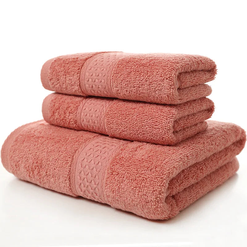 Large Cotton Super Absorbent Thick Towel Bath Towel 70*140 Soft Bath Towel Comfortable Beach Towel
