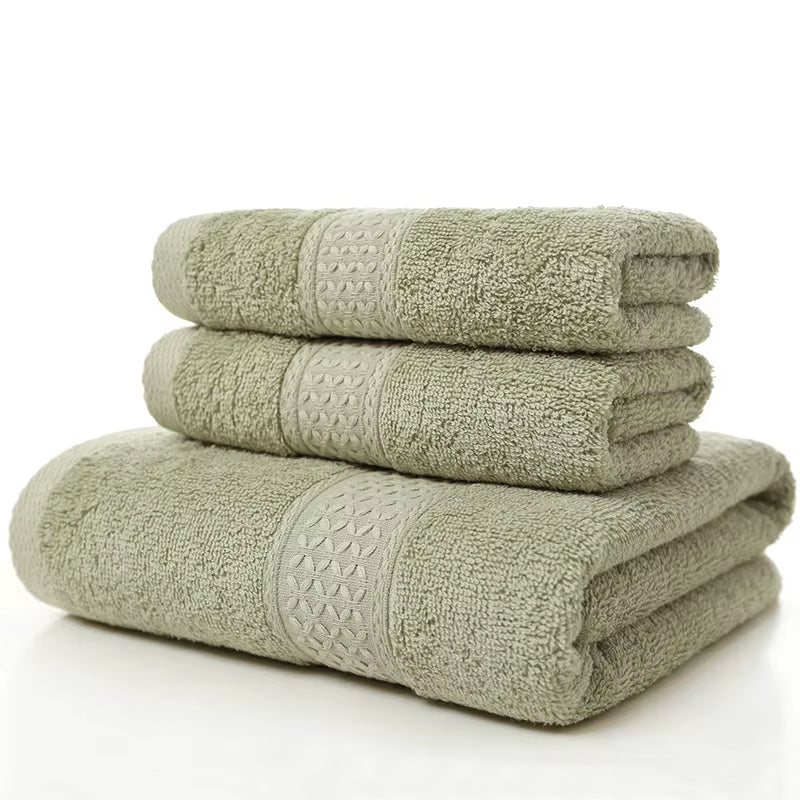 Large Cotton Super Absorbent Thick Towel Bath Towel 70*140 Soft Bath Towel Comfortable Beach Towel