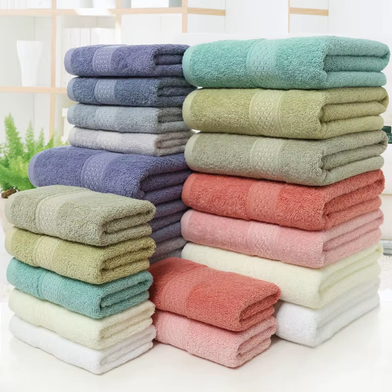 Large Cotton Super Absorbent Thick Towel Bath Towel 70*140 Soft Bath Towel Comfortable Beach Towel